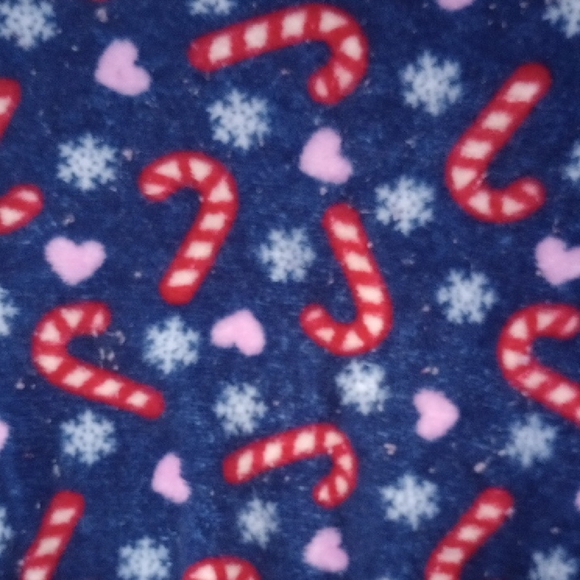 Sale💜Festive Candy Cane Kids Pajamas - Picture 4 of 7